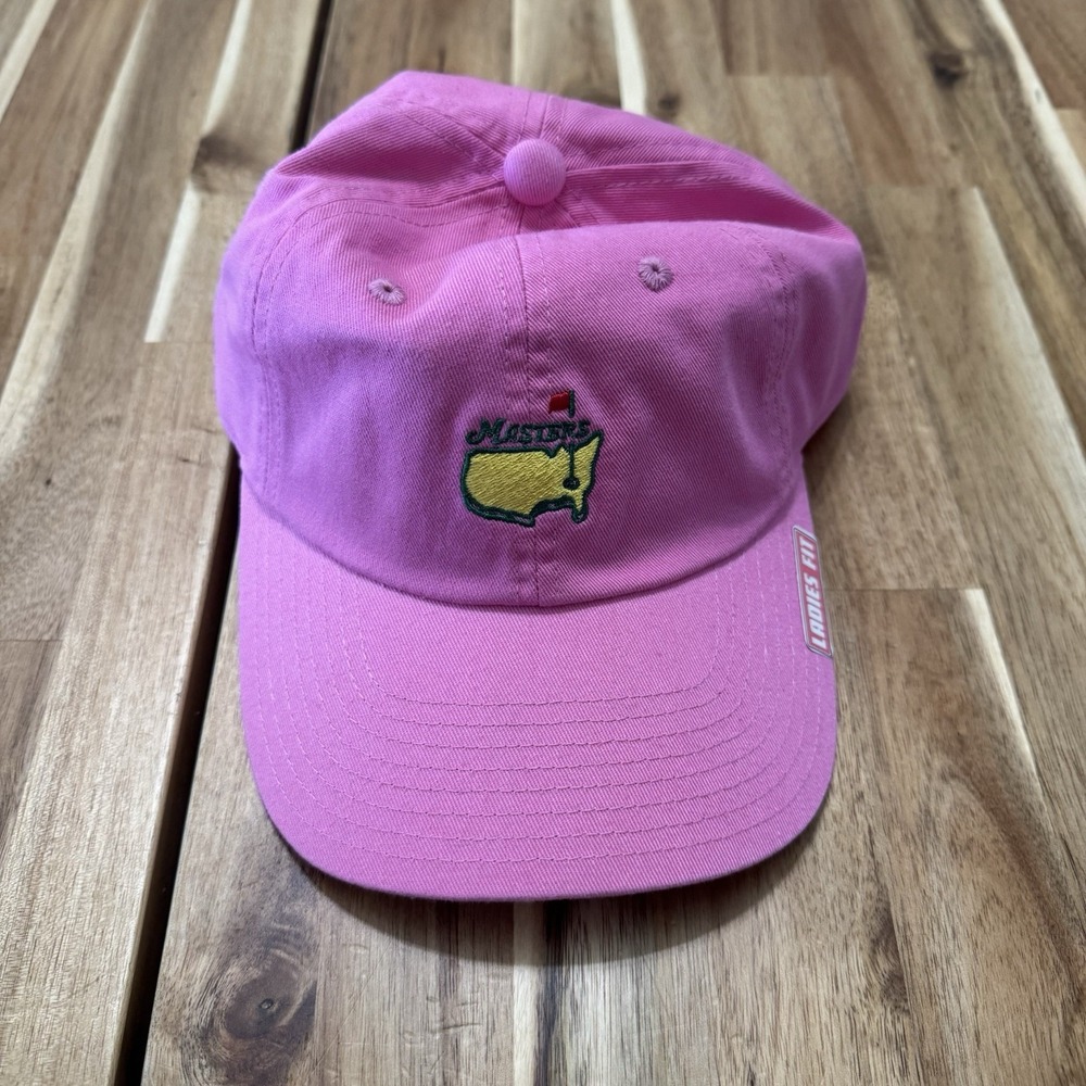 Masters Golf Hat Womens Adjustable Pink Ladies Fit American Needle Cotton NWT